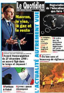 Le Journal Le Quotidien d’Oran en ligne